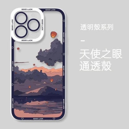 風景 天使眼透明防摔軟殼