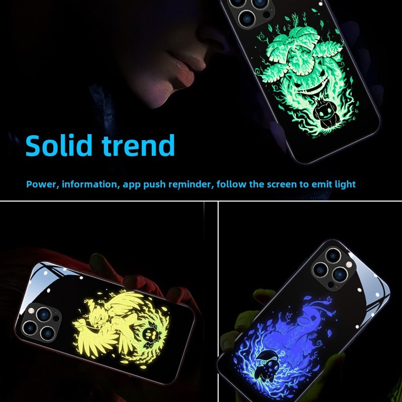 [英文]寶可夢來電閃智能發光手機殼