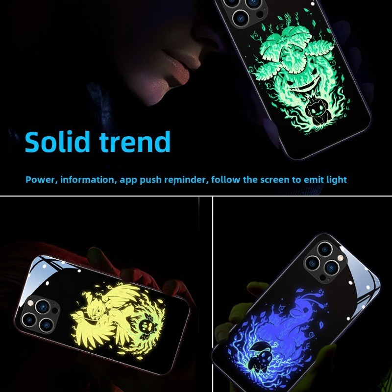 [英文]寶可夢來電閃智能發光手機殼