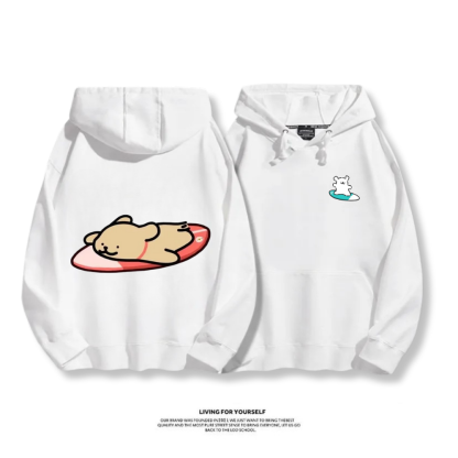 線條小狗 2025秋冬新款 親子情侶男女連帽衛衣