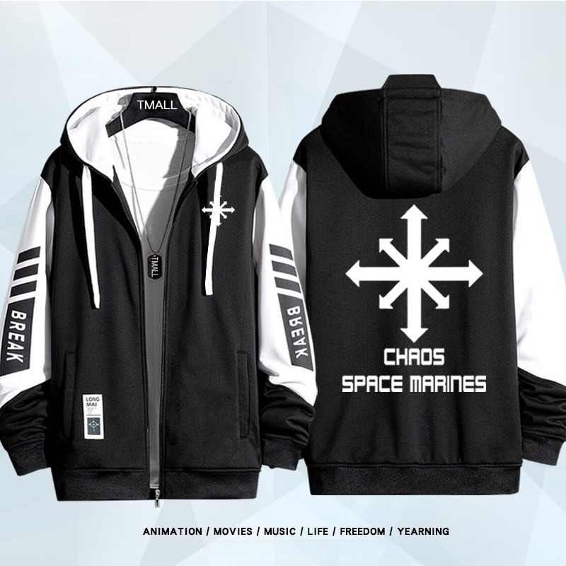 戰錘40K 手繪連帽衫 春秋舒適外套