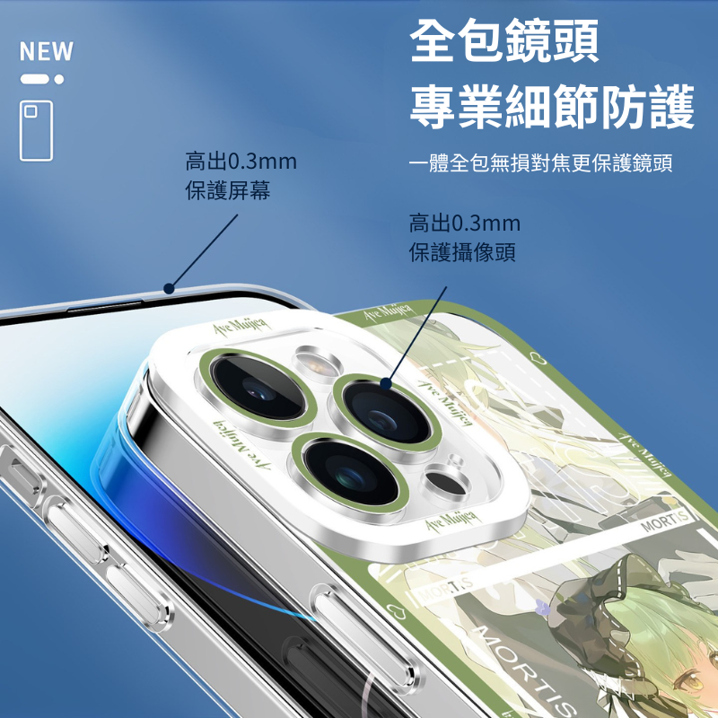 Ave Mujica若葉睦 天使眼透明手機殼