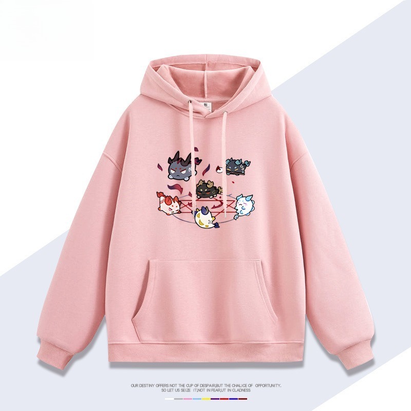 明日方舟龍泡泡新款 親子情侶男女連帽衛衣