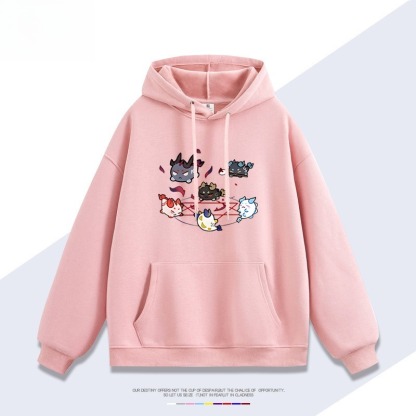 明日方舟龍泡泡新款 親子情侶男女連帽衛衣