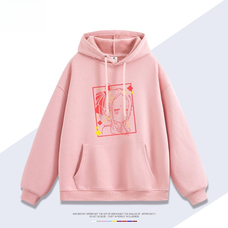 Re:Zero 聯名衛衣秋冬新款親子情侶裝連帽衛衣