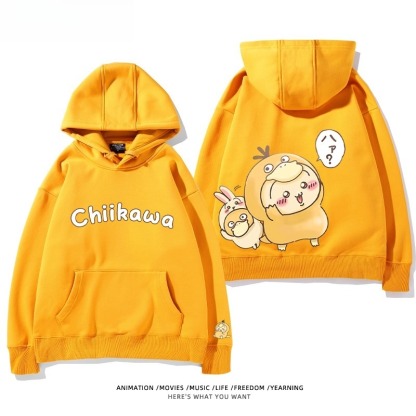 chiikawa X 寶可夢系列 聯名衛衣2025秋冬新款 親子情侶裝連帽衛衣