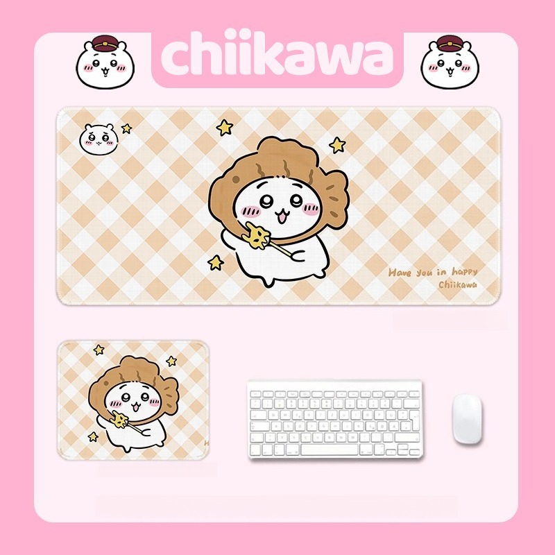 Chiikawa吉伊卡哇 主題桌墊 布質滑鼠墊