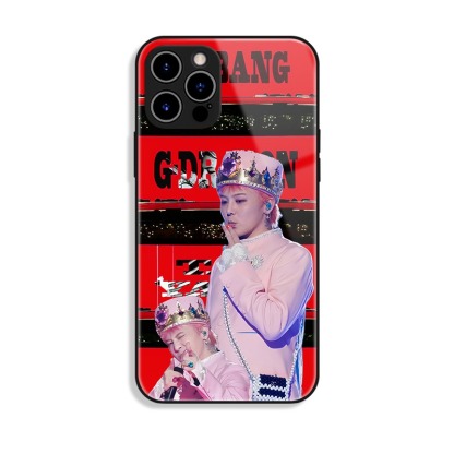 GD權志龍新款高清全包防摔玻璃殼