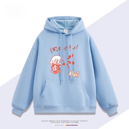 孤獨搖滾 聯名衛衣2025秋冬新款親子情侶裝連帽衛衣