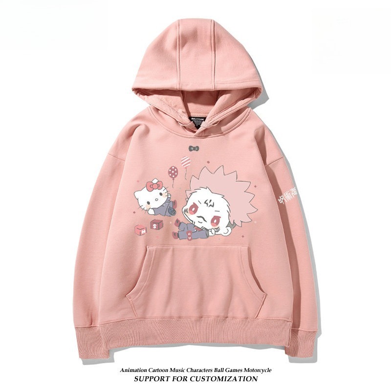 咒術迴戰 聯名衛衣2026秋冬新款親子情侶裝連帽衛衣