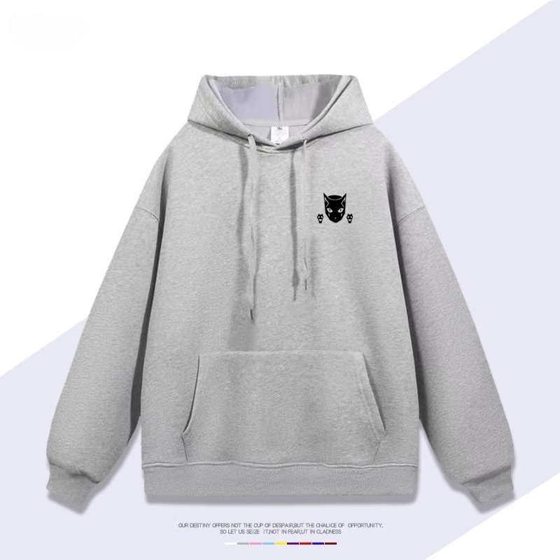 jojo的奇妙冒險 聯名衛衣2025秋冬新款 親子情侶裝連帽衛衣