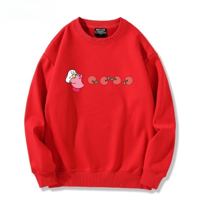 精靈寶可夢星之卡比 聯名親子情侶裝 圓領長袖