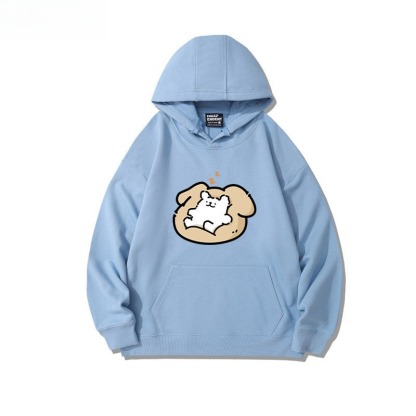 線條小狗 聯名衛衣2026秋冬新款親子情侶裝連帽衛衣