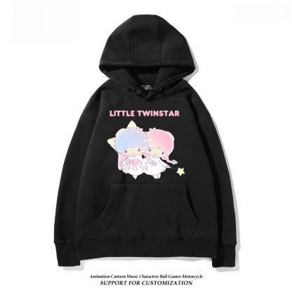 雙子星little twinstars新款 親子情侶男女連帽衛衣
