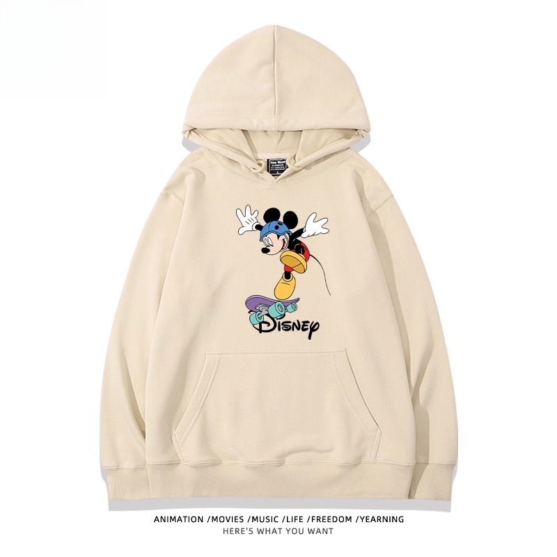 米老鼠米奇米妮 聯名衛衣2025秋冬新款親子情侶裝連帽衛衣