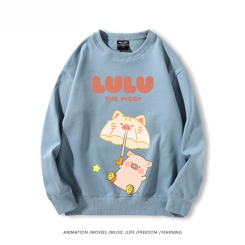 LuLu豬 聯名親子情侶裝 圓領長袖