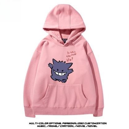 精靈寶可夢 聯名衛衣新款 親子情侶裝連帽衛衣