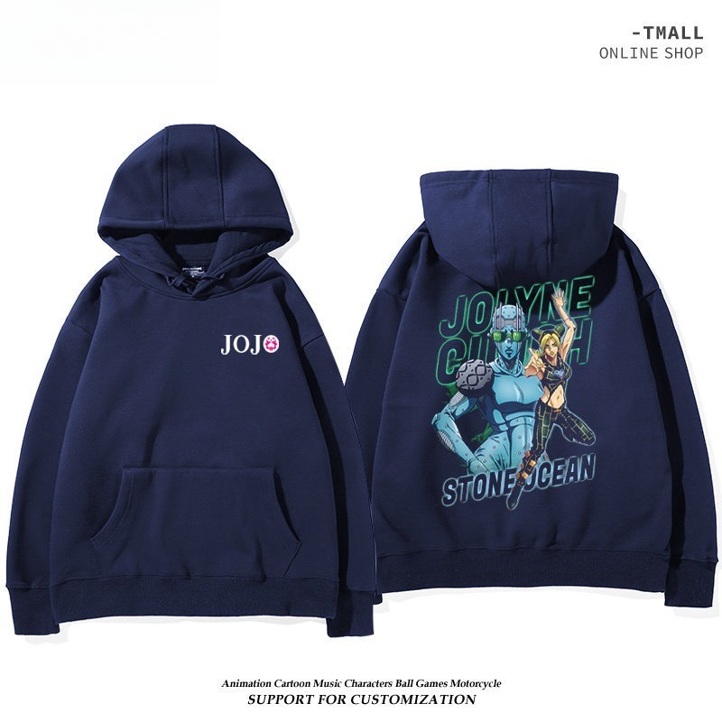 JOJO的奇妙冒險 親子情侶男女連帽衛衣