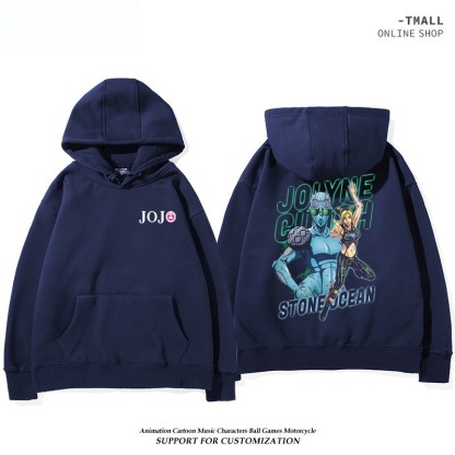 JOJO的奇妙冒險 親子情侶男女連帽衛衣