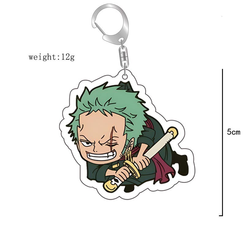 航海王 草帽路飛索隆羅香克斯周邊鑰匙扣 掛飾【單買三件起送】