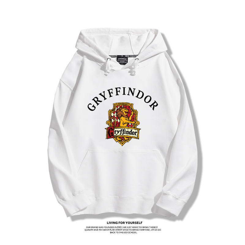 哈利波特聯名衛衣2023秋冬新款親子情侶裝薄絨款連帽衛衣
