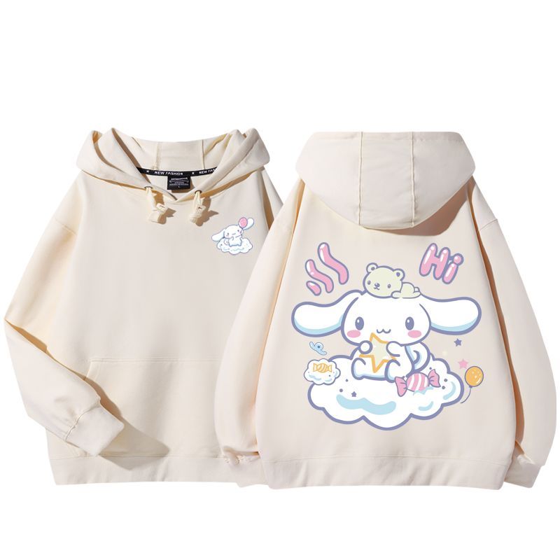 三麗鷗大耳朵狗聯名衛衣2025秋冬新款親子情侶裝連帽衛衣