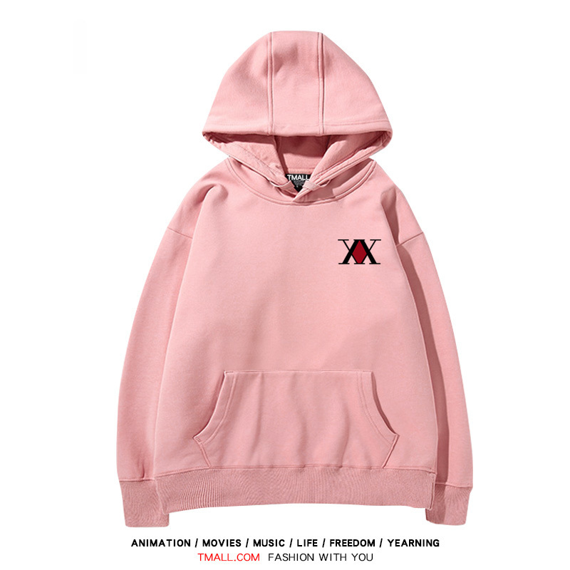 全職獵人 聯名衛衣2024秋冬新款親子情侶裝薄絨款連帽衛衣