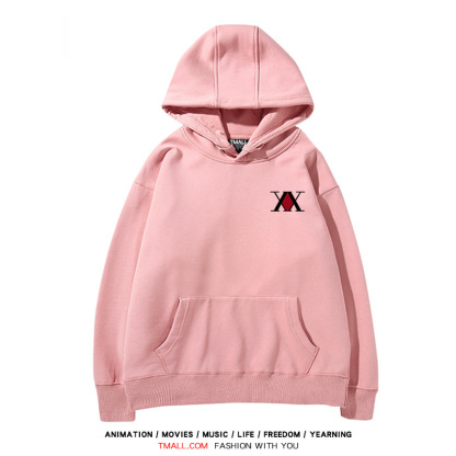 全職獵人 聯名衛衣2024秋冬新款親子情侶裝薄絨款連帽衛衣