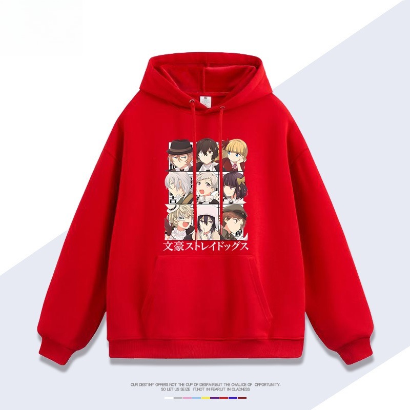 文豪野犬新款 親子情侶男女連帽衛衣