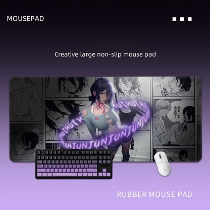 鏈鋸人蕾塞 主題桌墊 布質滑鼠墊