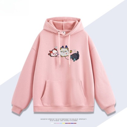 明日方舟龍泡泡新款 親子情侶男女連帽衛衣