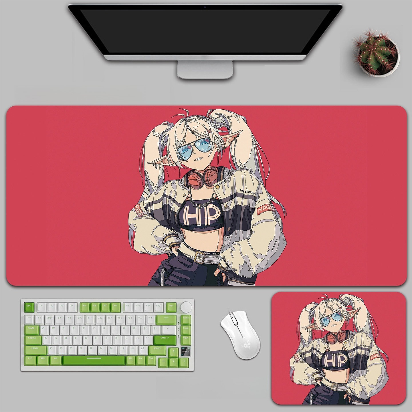 葬送的芙莉蓮 主題桌墊 布質滑鼠墊