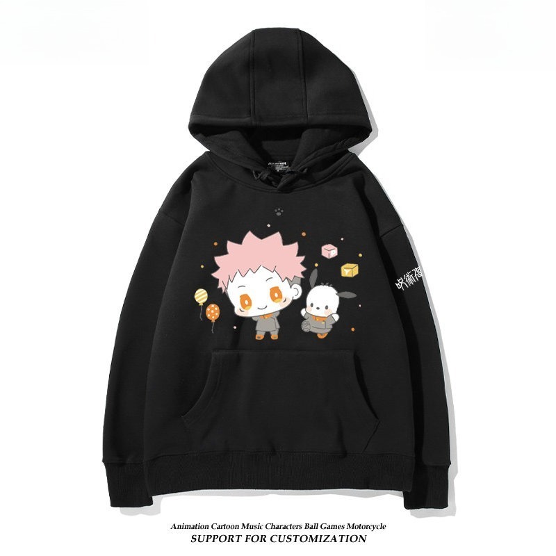 咒術迴戰 聯名衛衣2026秋冬新款親子情侶裝連帽衛衣