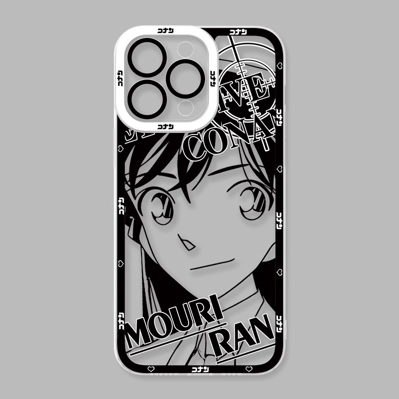 蘋果 系列名偵探柯南天使眼透明防摔軟殼