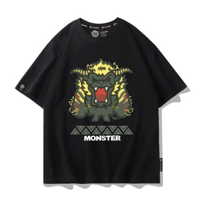 魔物獵人 2026親子情侶男女同款 印花短袖T恤