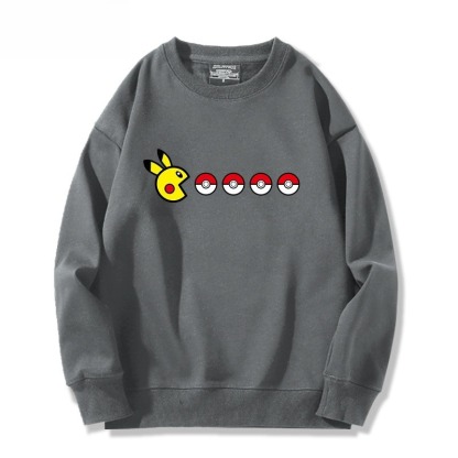 精靈寶可夢星之卡比 聯名親子情侶裝 圓領長袖