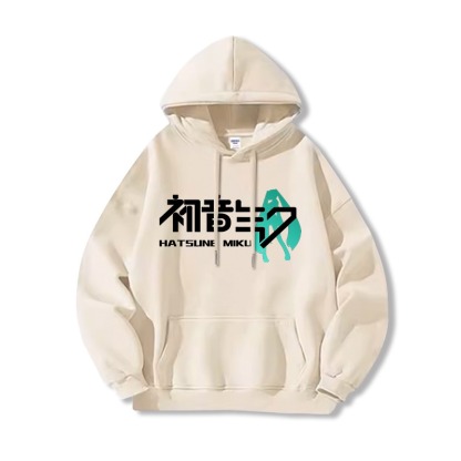 初音未來 聯名衛衣2025秋冬新款 親子情侶裝連帽衛衣