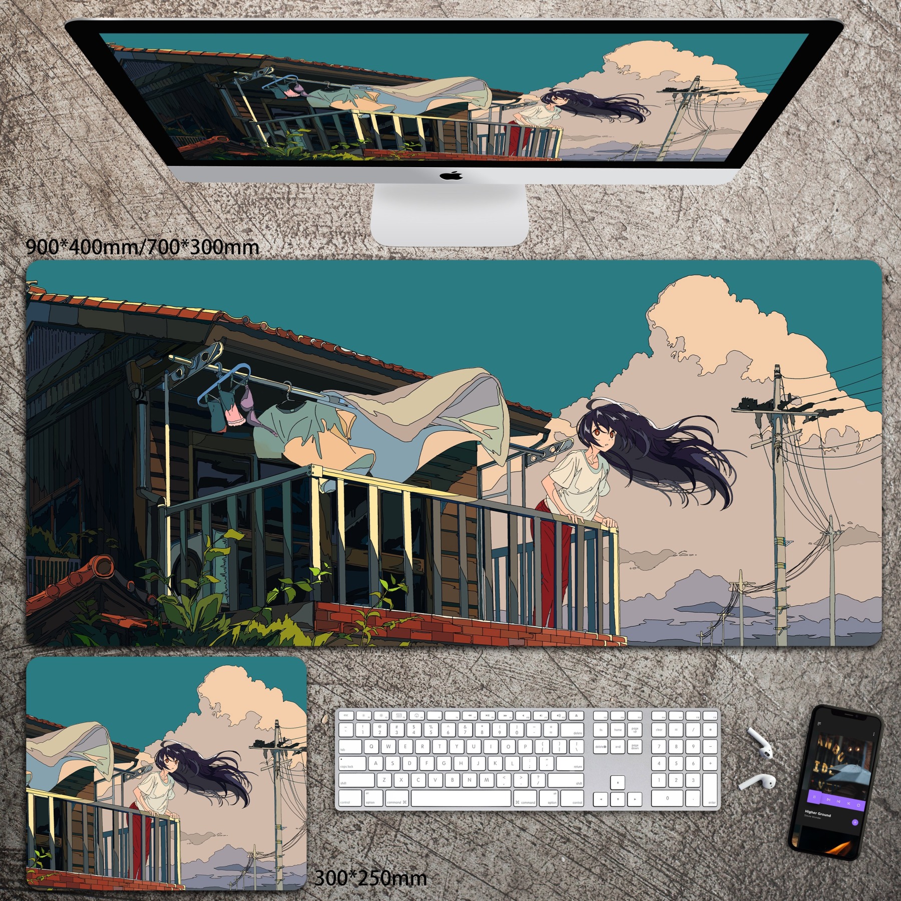 動漫系列 主題桌墊 布質滑鼠墊