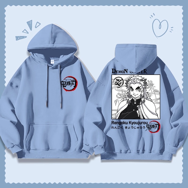 鬼滅之刃 聯名衛衣2025秋冬新款寬鬆連帽衛衣