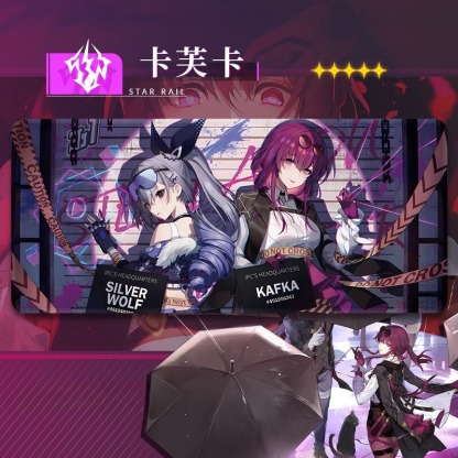 星穹鐵道卡芙卡 主題桌墊 布質滑鼠墊