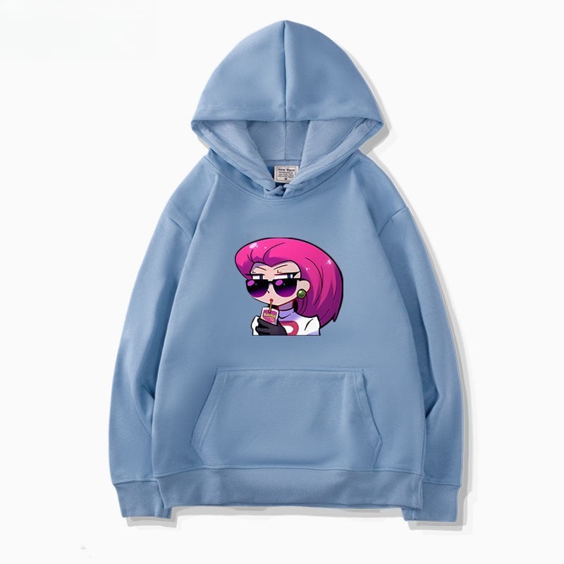 寶可夢火箭隊 聯名衛衣新款 親子情侶裝連帽衛衣