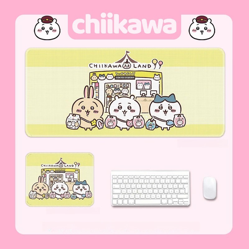 Chiikawa吉伊卡哇 主題桌墊 布質滑鼠墊