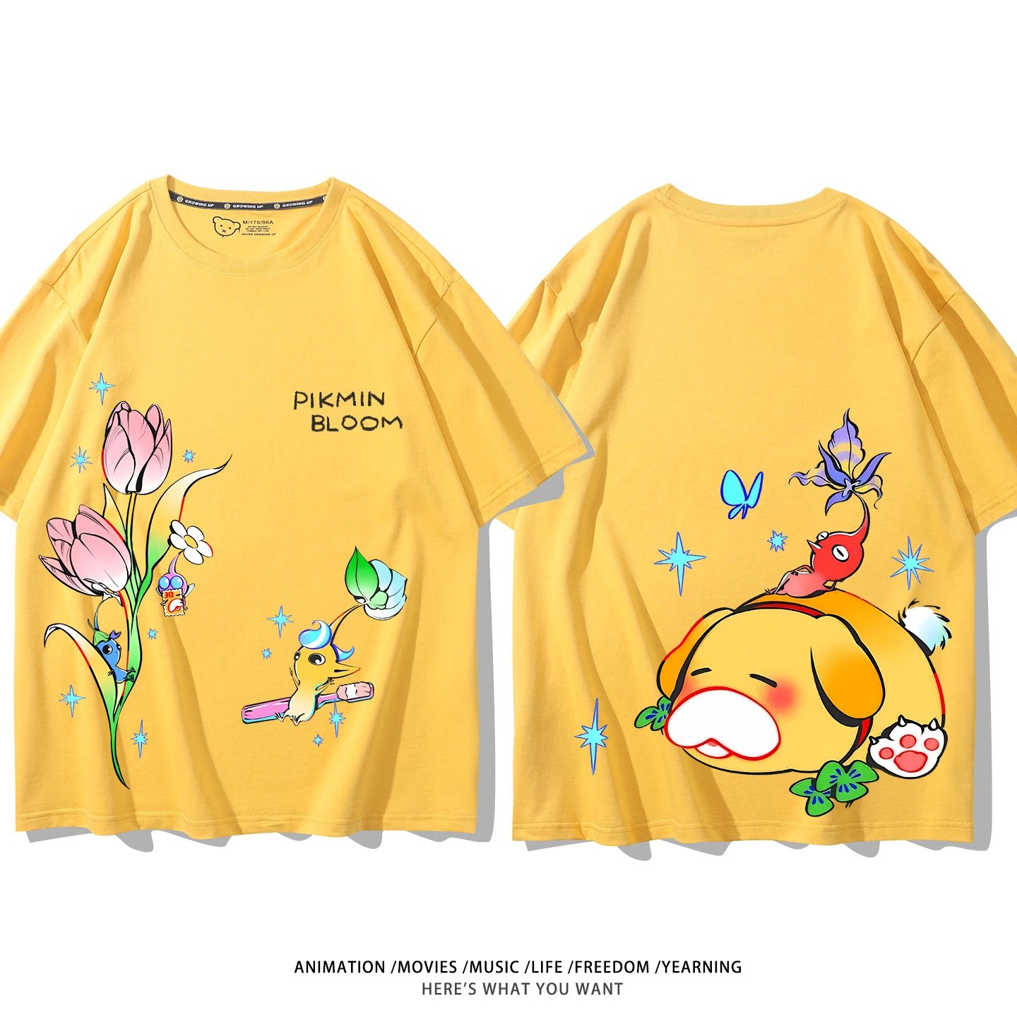 皮克敏PIKMIN4 印花短袖T恤