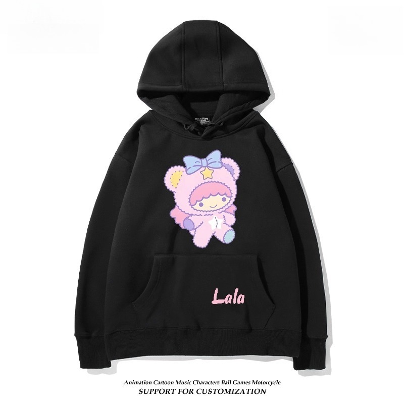 雙子星little twinstars新款 親子情侶男女連帽衛衣