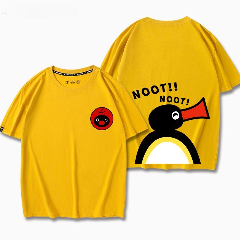 企鵝家族Pingu 印花短袖T恤