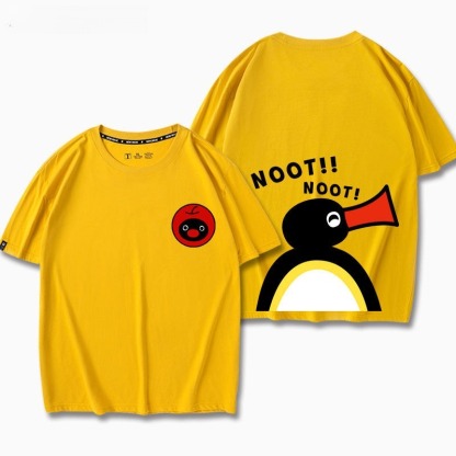 企鵝家族Pingu 印花短袖T恤