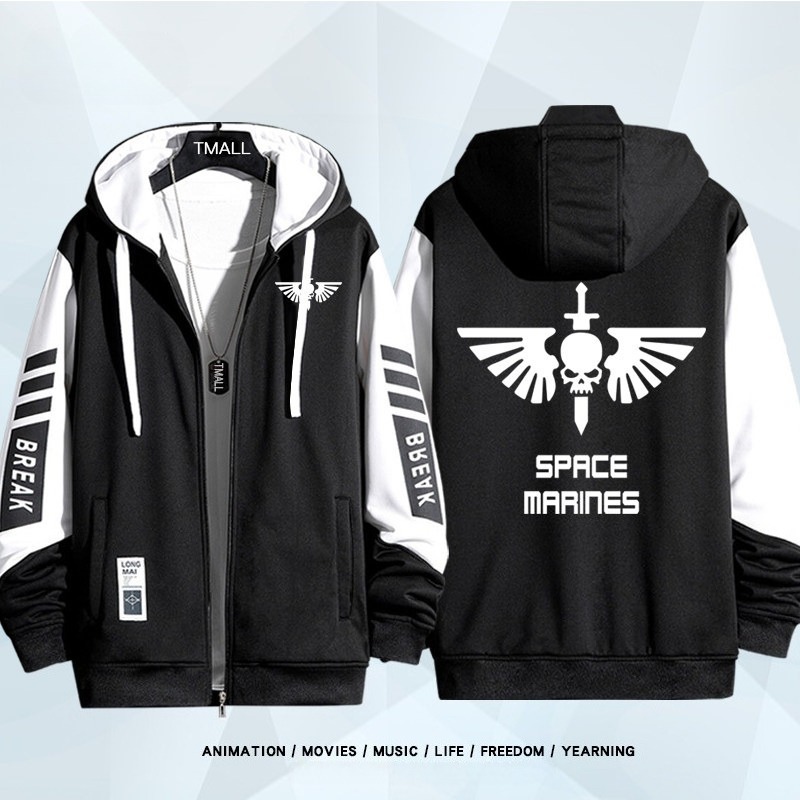 戰錘40K 手繪連帽衫 春秋舒適外套