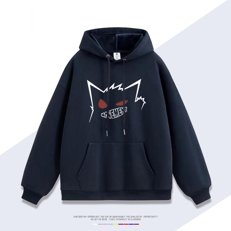 寶可夢 2025秋冬新款親子情侶裝連帽衛衣