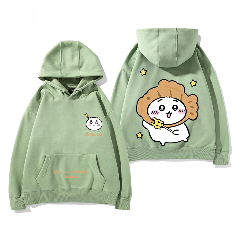 吉伊卡哇chiikawa小可愛吉伊烏薩奇小八聯名周邊衛衣百搭情侶衣服