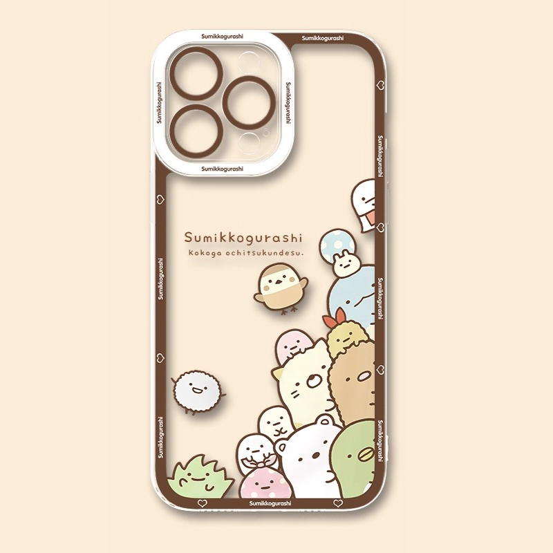 角落生物天使眼透明防摔軟殼